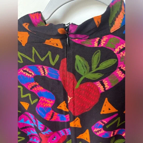 Farm Rio Snake Garden Midi Dress - Picture 6 of 6